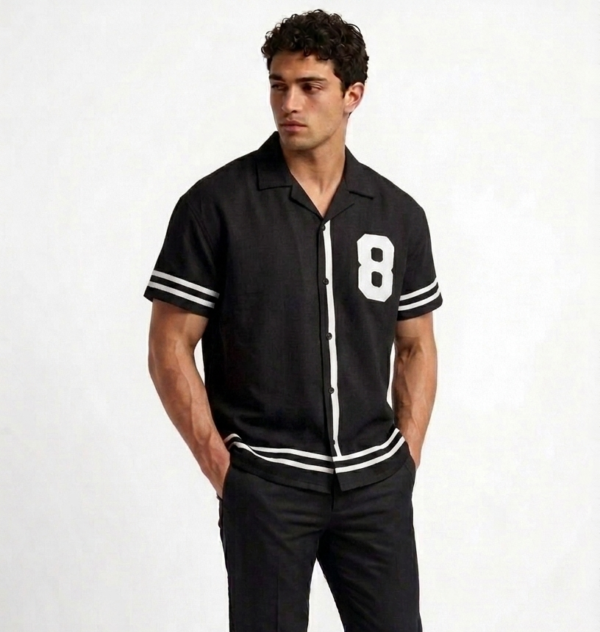 Casual Cuban Collar Shirt