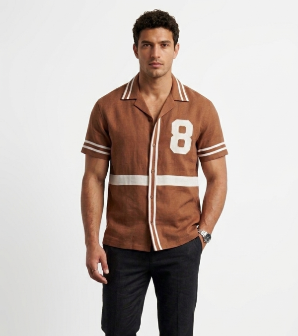 Casual Cuban Collar Shirt